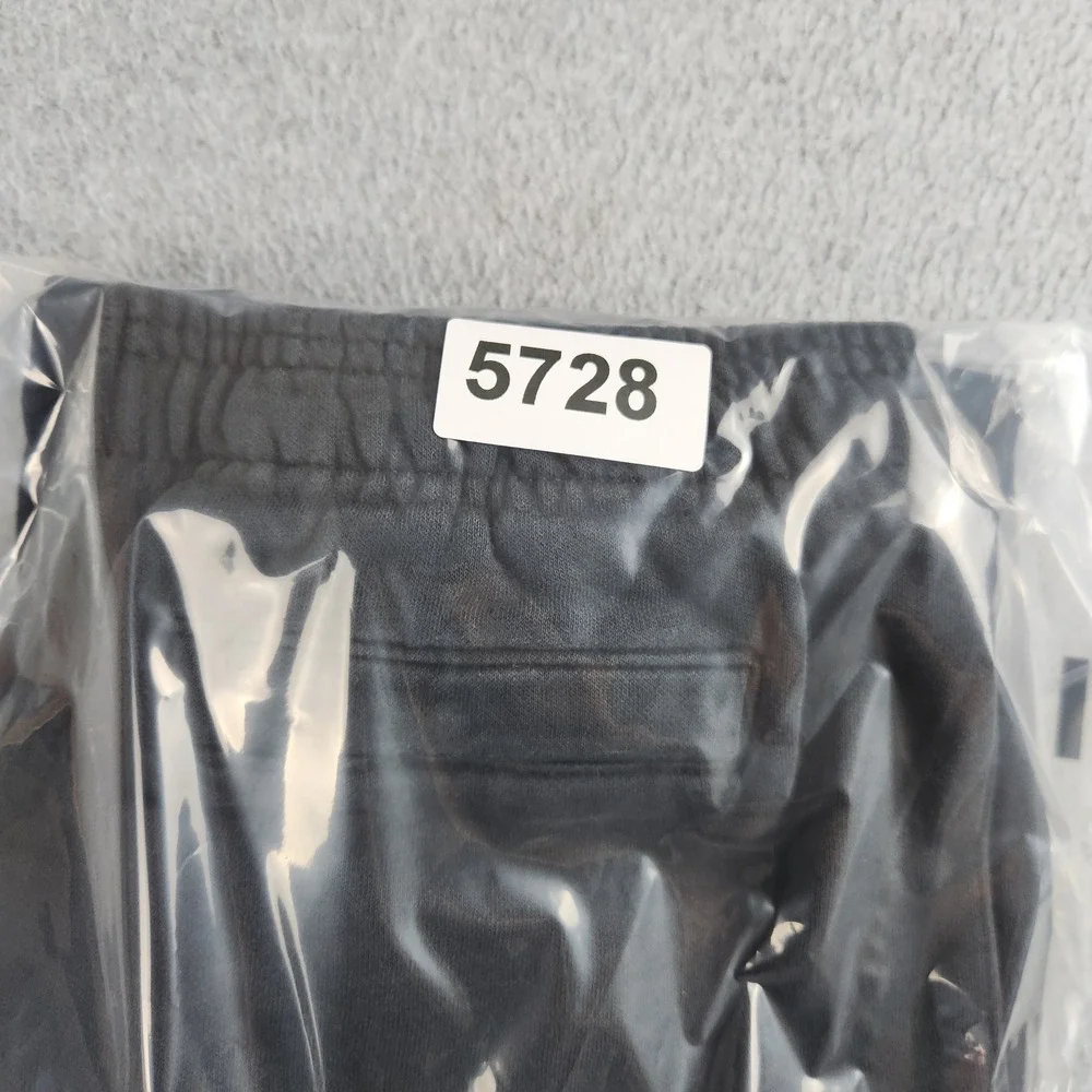 Under Armour Jogger Sweatpants Youth XL Black Graphic Logo Loose Fit Drawstring